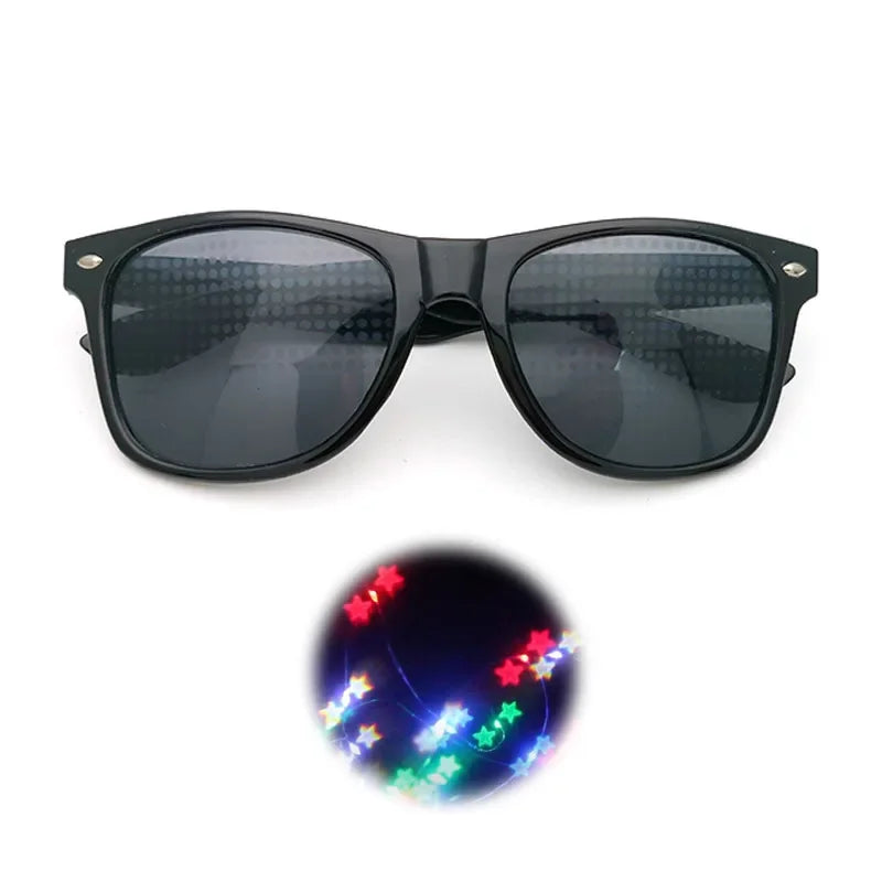 Heart Effect Rave Glasses – See the Love in Every Light! ❤️✨